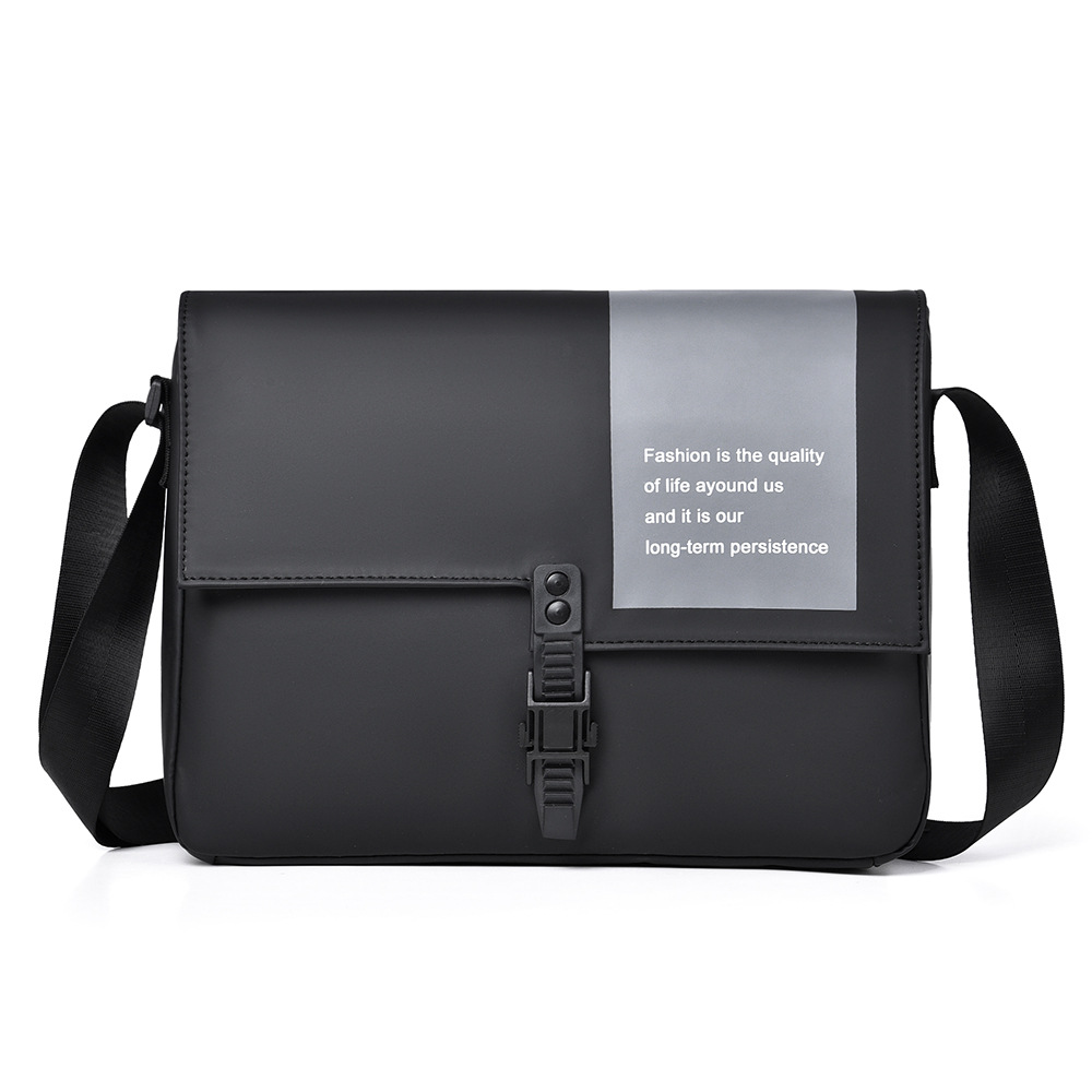 New lightweight and casual single-shoulder crossbody bag, simple letter crossbody bag, unisex small bag, outdoor travel crossbody bag full figure