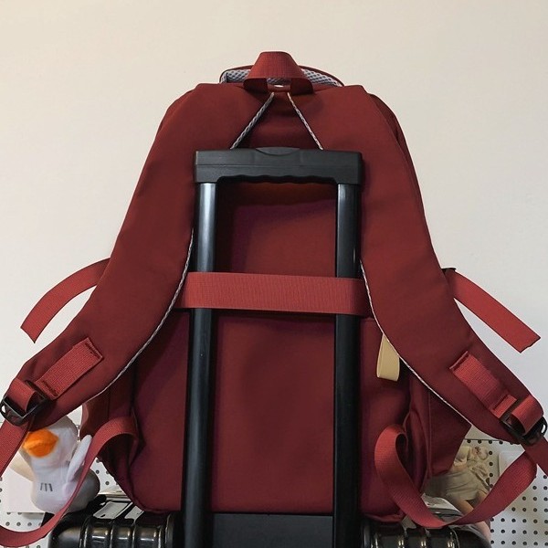 A new high-appearance-level Korean-style InS-style couple backpack, a casual, simple, lightweight and versatile commuting backpack Specification drawing