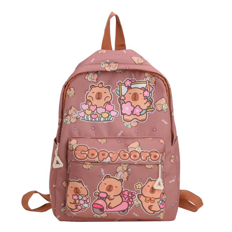The 2025 new cartoon cute, high-appearance-level, large-capacity schoolbag for students transitioning from primary to junior high school, which reduces the burden and protects the spine, is a fashionable backpack Item Picture
