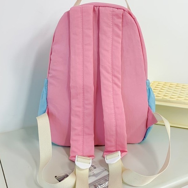 Japanese-style Instagram cute and lightweight children's travel backpack with high appearance level, ice cream color matching soft girl travel backpack Specification drawing