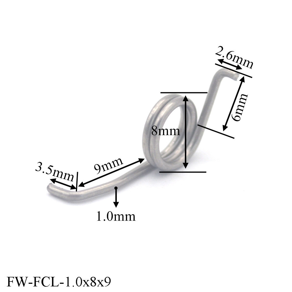 Universal accessories for spinning wheel springs, stainless steel Dawa fishing wheel, water drop wheel clutch reset special parts, torsion spring undefined