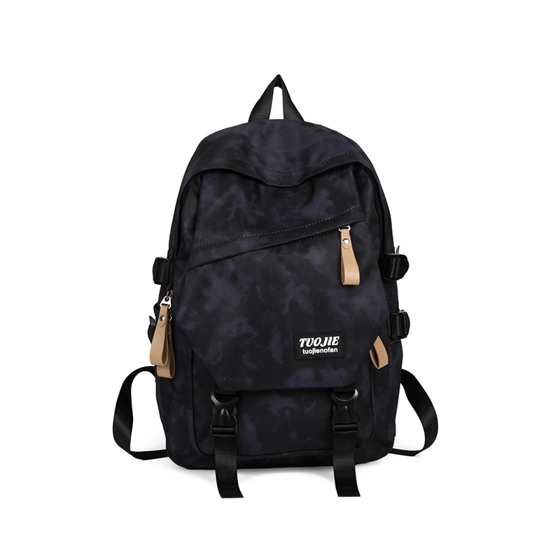 New high-appearance-level ins gradient color schoolbag for couples, casual, simple, lightweight, versatile for commuting, large-capacity backpack Item Picture