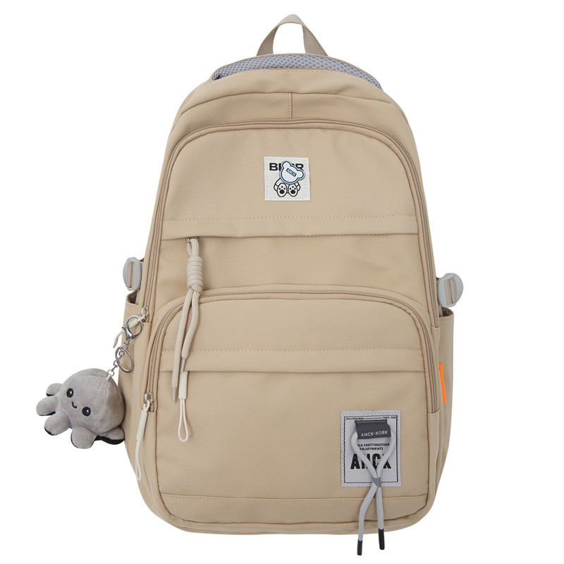 New InS-style retro casual large-capacity schoolbag for junior and senior high school students, a great product for college students during the back-to-school season Item Picture