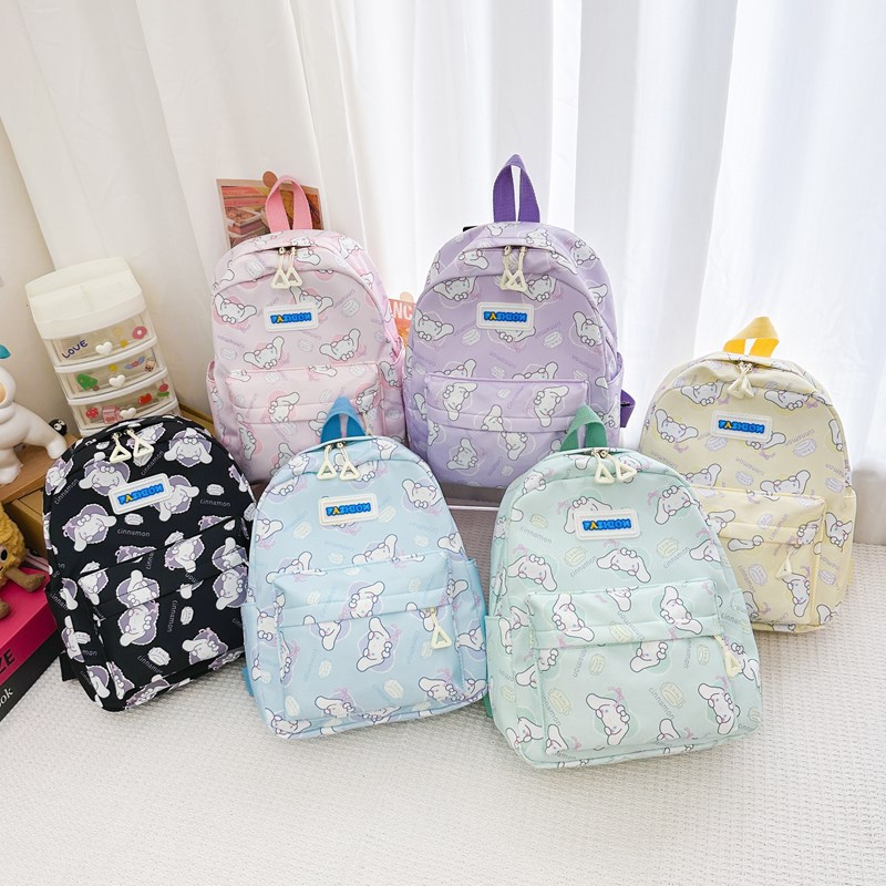 Cartoon-printed children's schoolbag, large-capacity, cute and sweet schoolbag, back support schoolbag for boys and girls aged 3-5 in kindergarten full figure