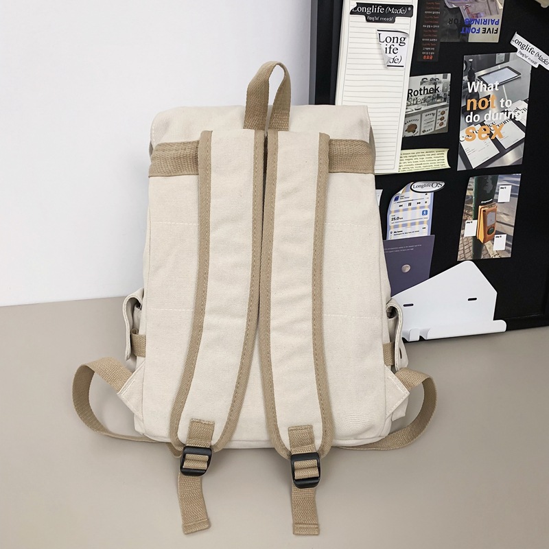 Japanese-style schoolbags in an ink-style, laid-back and simple style for junior high school girls with a high level of good looks and for boys with a school style backpack Specification drawing