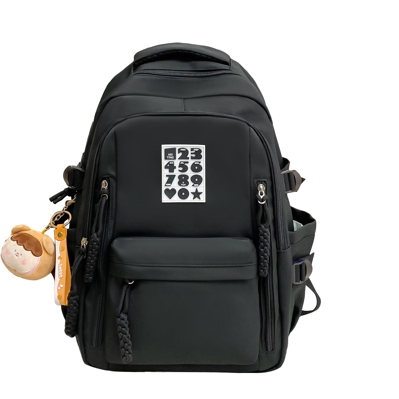 High appearance level, large capacity schoolbag, junior high school birthday series, ins simple new backpack, cute college backpack Item Picture