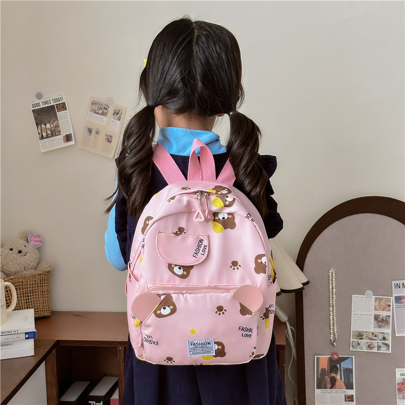 Kindergarten schoolbag for girls, super lightweight and cute backpack, casual and versatile, stylish backpack for first grade Specification drawing