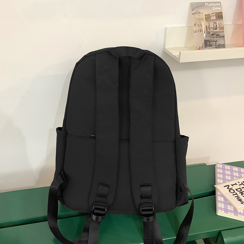 American ins schoolbag 2024 new style backpack, a niche printed backpack for junior high school students, a trendy backpack for both men and women Specification drawing