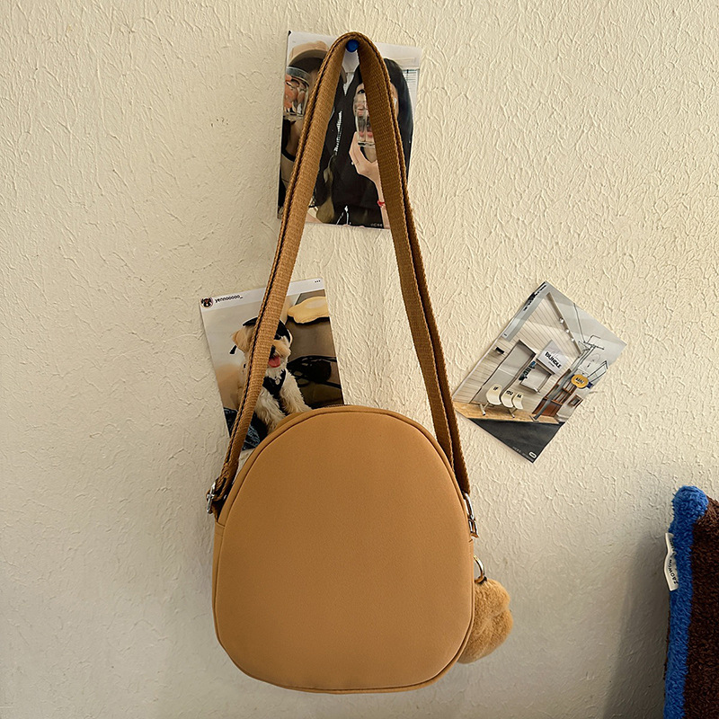 Cute crossbody small bag for women 2025 summer new style, fashionable and versatile, soft and cute cartoon phone bag, student single-shoulder bag Specification drawing