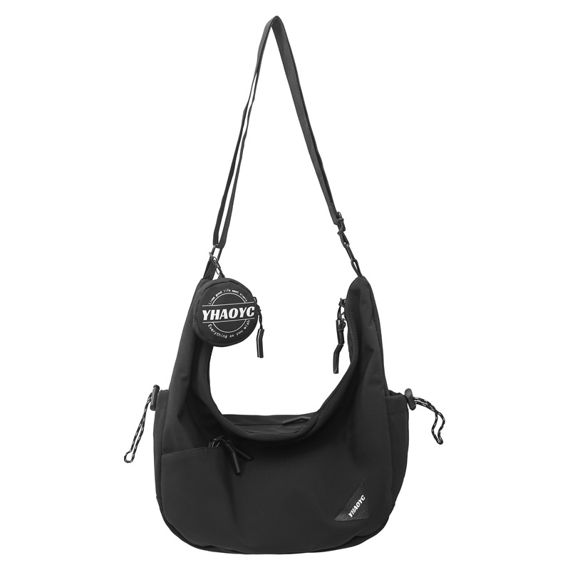 Couple crossbody bags, casual large-capacity trendy brand dumpling bags, versatile workwear single-shoulder bags, sporty and laid-back style niche bags Item Picture