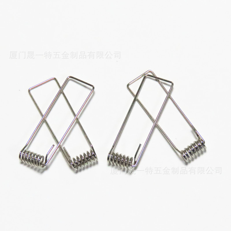 Xiamen mold, stainless steel special-shaped stretching spring, hardware parts, tool forming, bending machine, helmet spring production details Picture