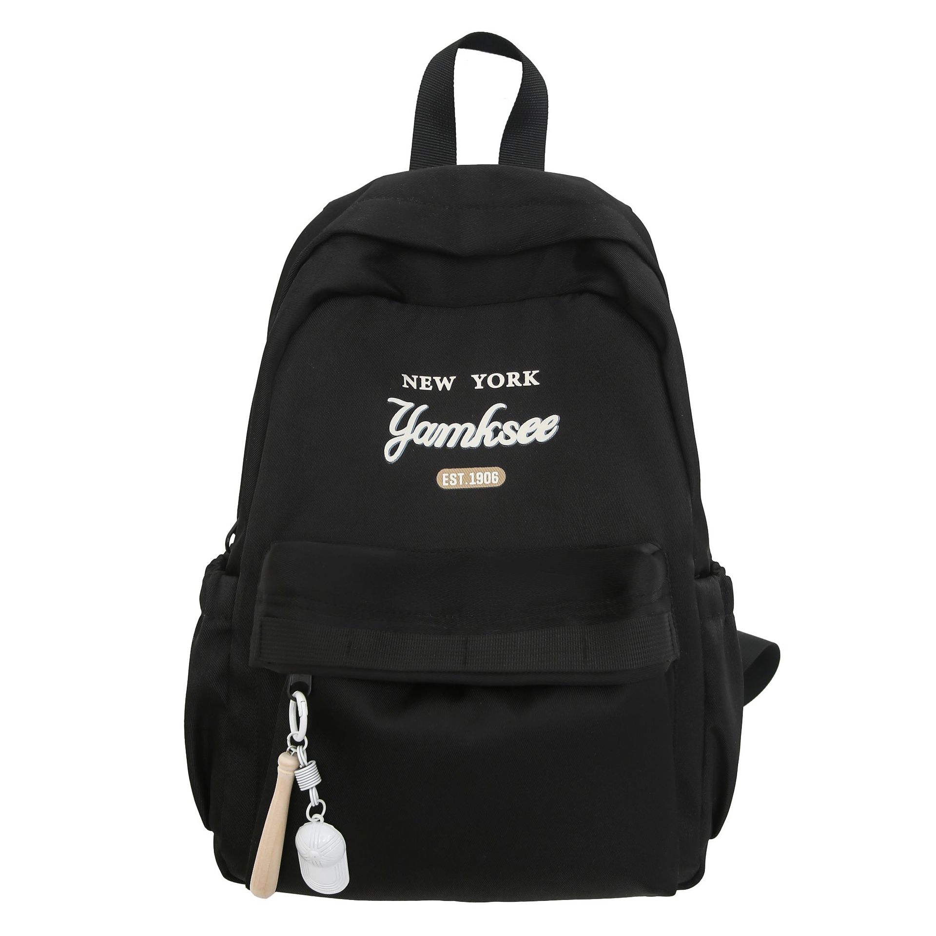 Japanese-style lightweight retro backpack, Korean-style ins college student schoolbag, simple, large capacity, versatile, high appearance level backpack Item Picture