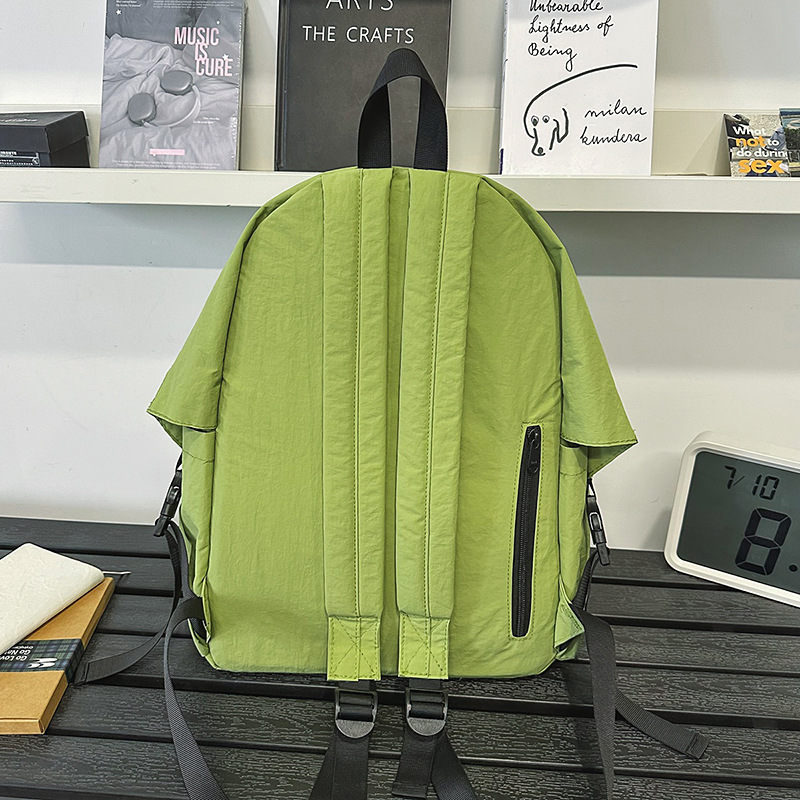 New lightweight outdoor windbreaker brim backpack, Japanese ins simple forest style, family travel backpack for men Specification drawing