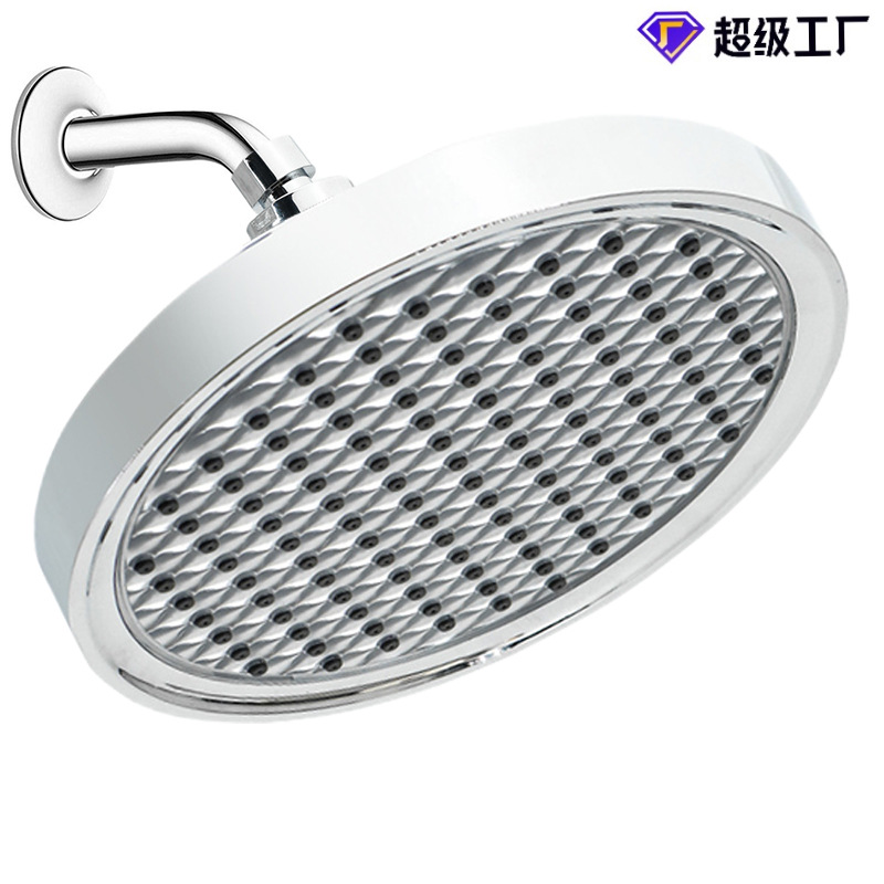 6-inch round shower head for foreign trade, pressurized shower head for bathhouse, hotel, bathroom, single-function shower head full figure