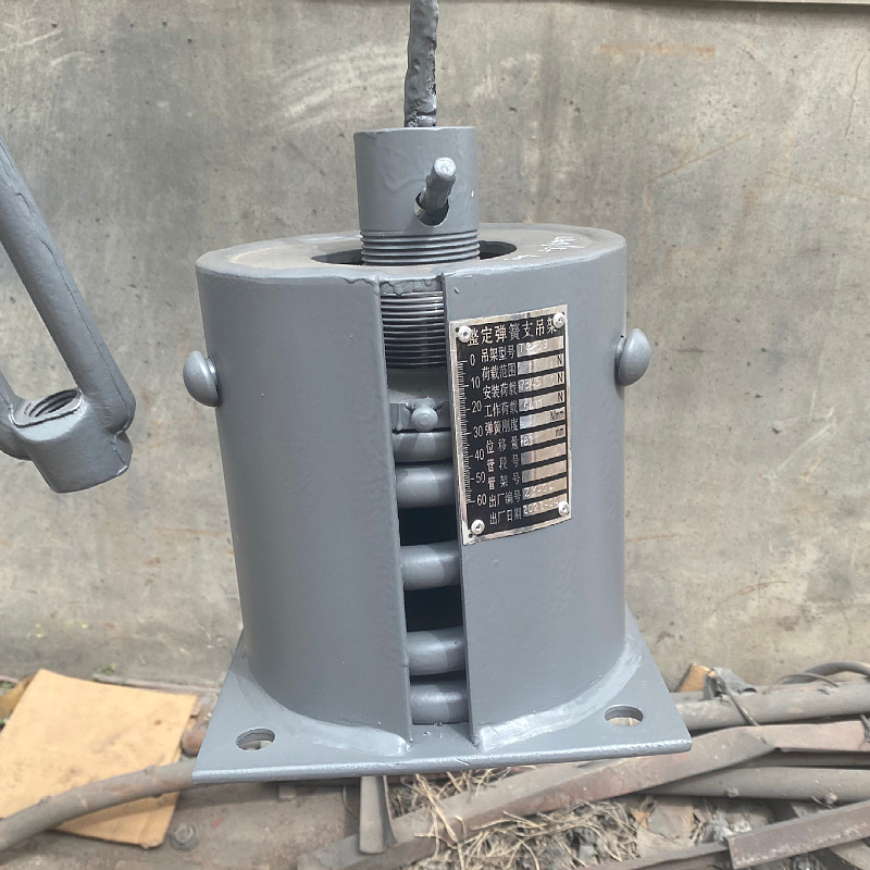 Honglu supplies variable spring hangers and constant force spring supports for steam-water pipelines, including VS type and TD type standard production details Picture