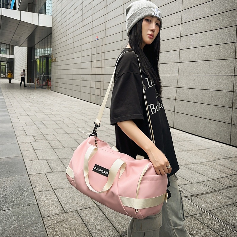 Dry-wet separation fitness bag, men's large-capacity portable luggage bag, travel bag, yoga bag, women's swimming bag details Picture