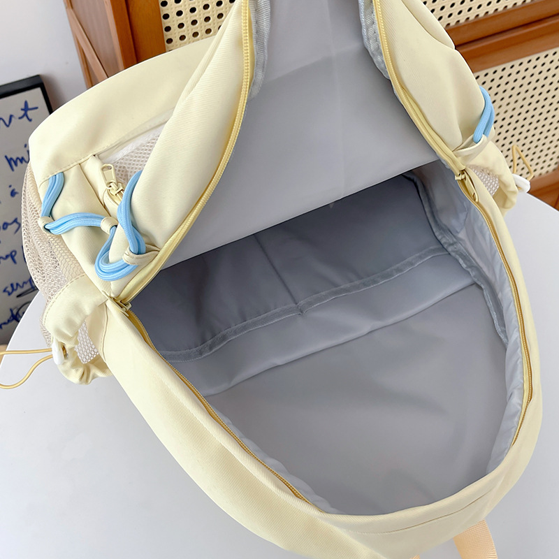 The girl's high appearance level dopamine Japanese-style cute mini pain bag, the girl's fresh and light travel backpack Application Scenario