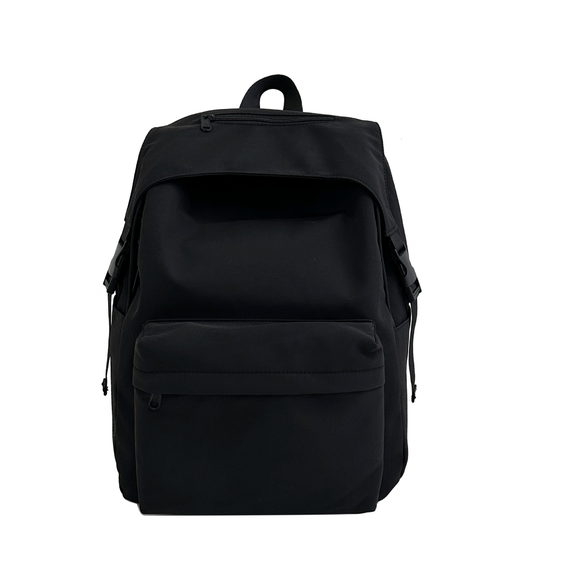 Japanese-style simple and versatile backpack, Korean-style solid color student schoolbag, lightweight, trendy, casual and fashionable backpack Item Picture