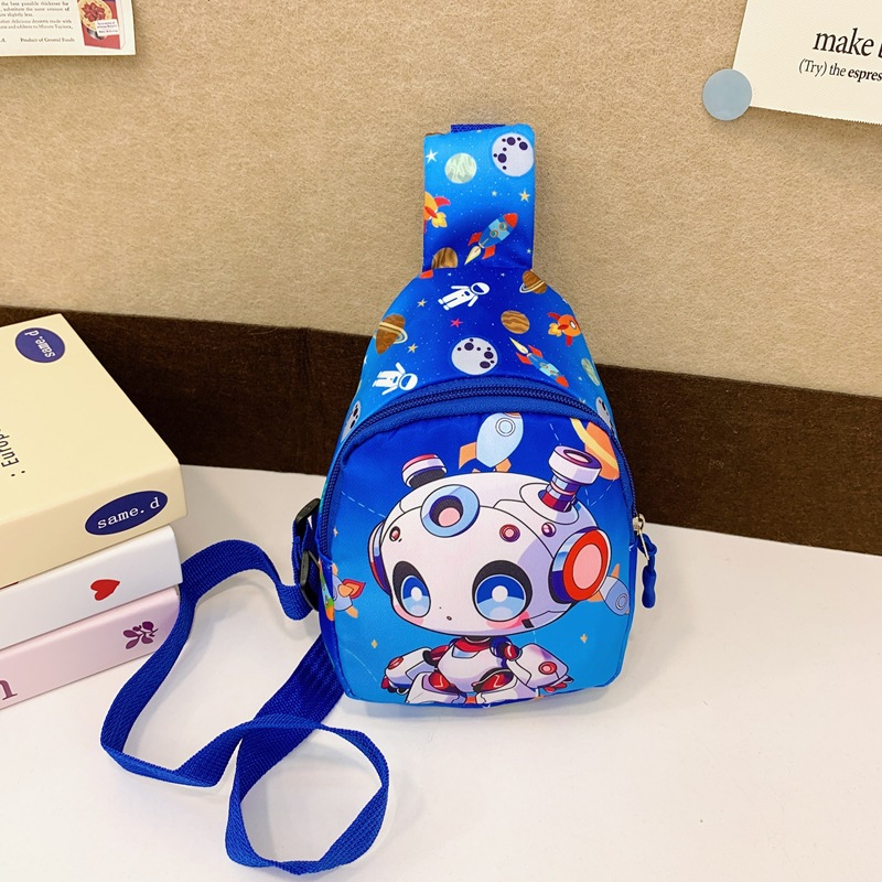 2024 New Korean cartoon crossbody bag, girls' cartoon cute and funny anime crossbody bag, printed children's crossbody bag Specification drawing