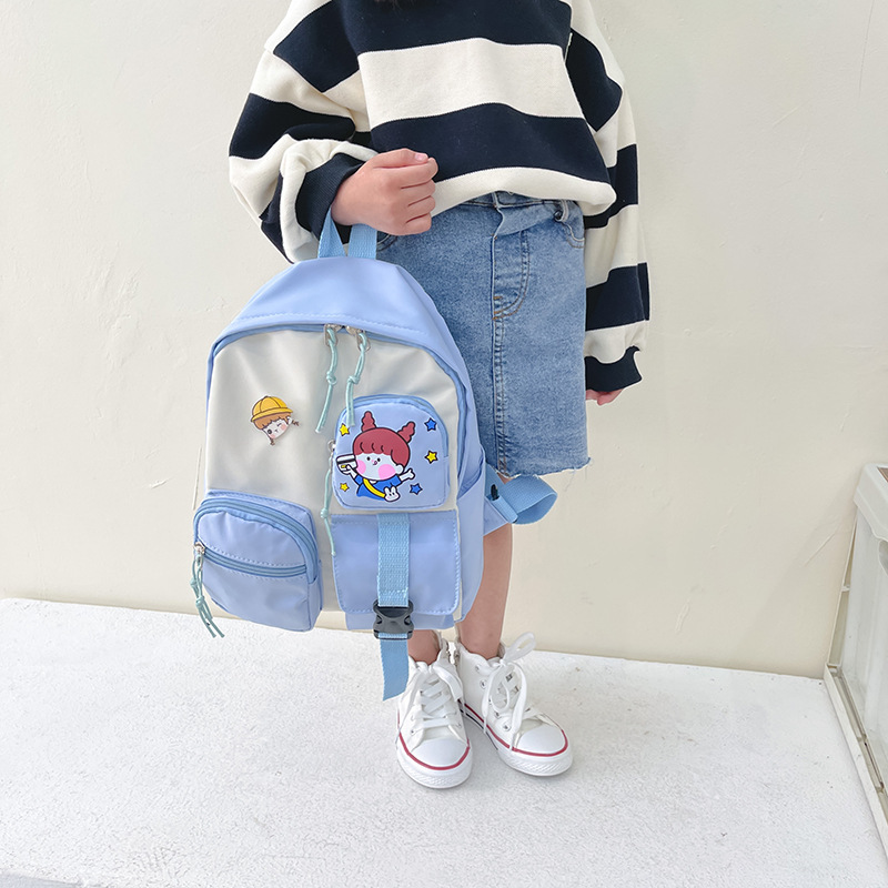 Cute children's bags in 2022, trendy travel backpacks for boys and girls in kindergartens, nylon fabric cartoon backpacks Application Scenario