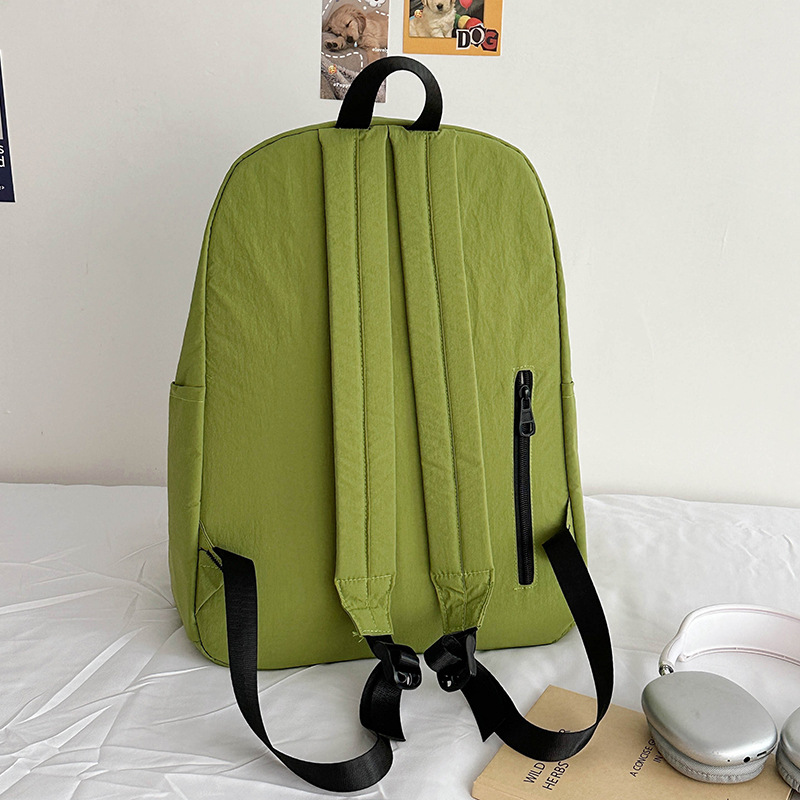 Japanese-style schoolbags for girls and high school students, sturdy and durable backpacks. Korean junior high school students, versatile and trendy campus backpacks for boys Specification drawing