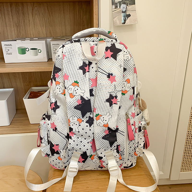A new high-appearancelevel backpack for junior and senior high school students, featuring a casual, simple, fashionable, versatile, lightweight, and large-capacity backpack for commuting Specification drawing