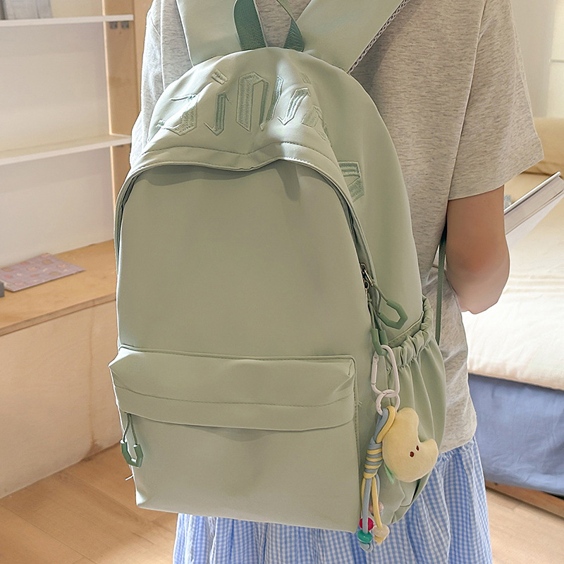 A new Japanese-style Instagram backpack with a high level of appearance, fresh and cute. It is a casual, simple and large-capacity backpack for female junior and senior high school students full figure