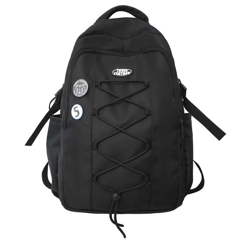 A new high-appearance-level, fresh and sweet backpack for couples from Korean Instagram, featuring a simple and lightweight travel backpack with a large capacity Item Picture