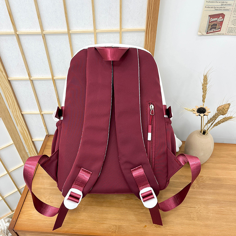 Japanese-style InS-style cute children's small backpack with high appearance level, sweet and fresh girl style, spring outing and spring outing backpack Specification drawing