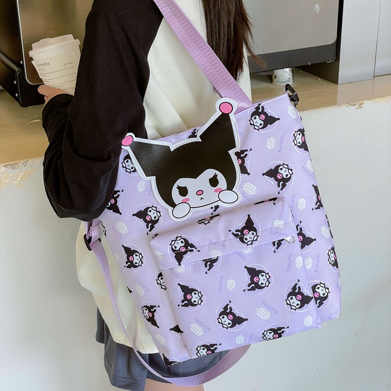 2024 New large-capacity cartoon and anime, trendy, cute and lightweight children's casual single-shoulder bag Application Scenario