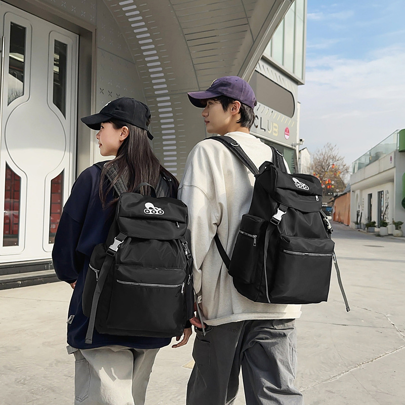 2025 New trendy brand fashionable and versatile backpack, casual, lightweight, sports and travel large-capacity backpack, personalized schoolbag full figure