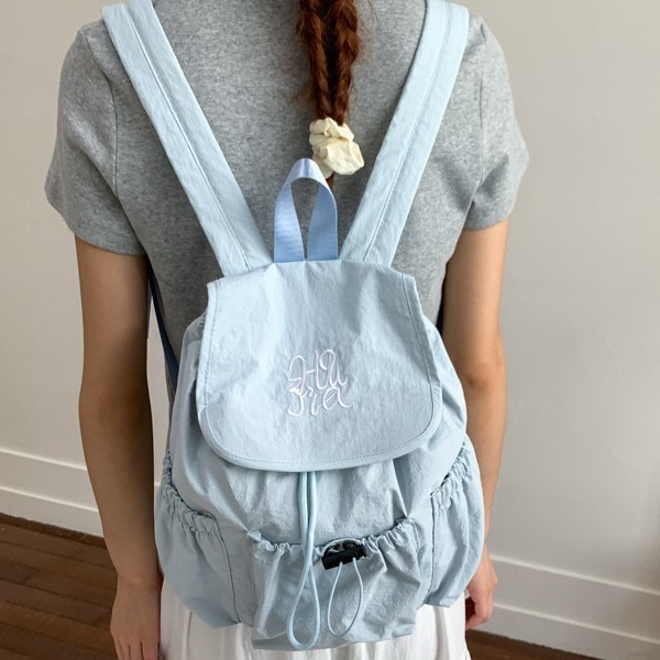 Forest-themed outdoor basketball backpacks for men and women, casual, lightweight, large-capacity backpacks, and various sports drawstring drawstring backpacks details Picture