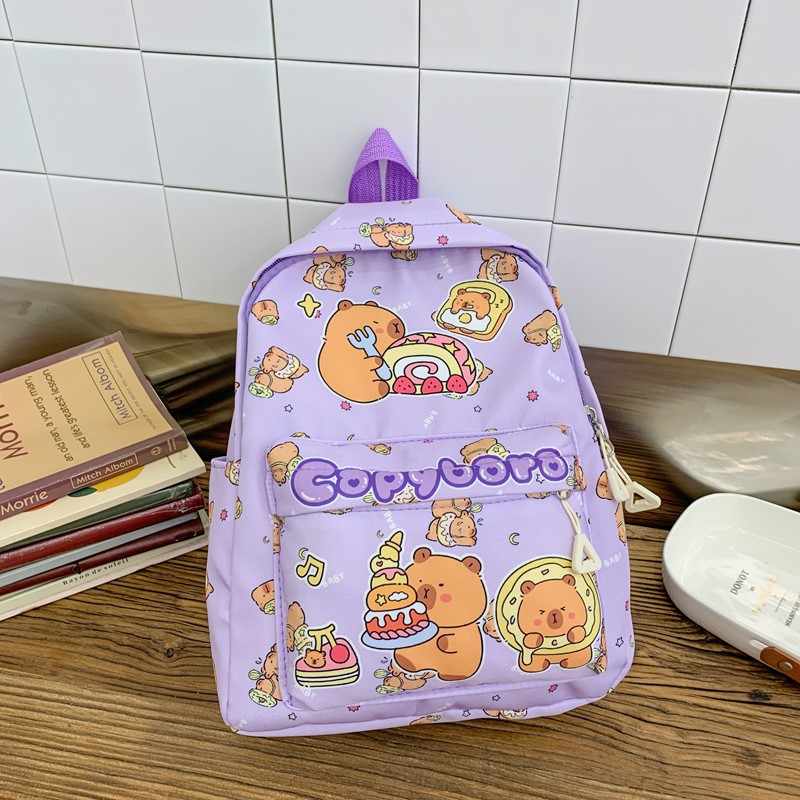 The 2025 new cartoon cute, high-appearance-level, large-capacity schoolbag for students transitioning from primary to junior high school, which reduces the burden and protects the spine, is a fashionable backpack details Picture