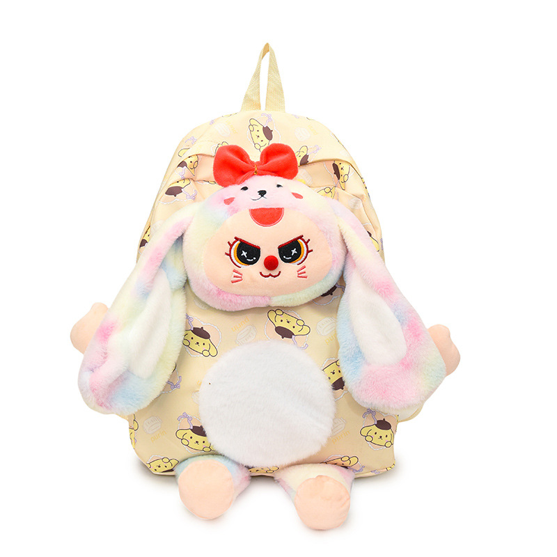 New high-appearance-level cartoon cute backpack, Ins-style schoolbag, versatile, super cute and sweet backpack, niche casual bag Item Picture