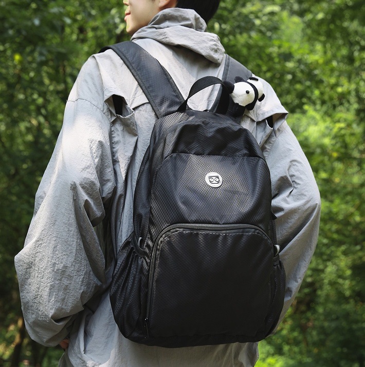 A new 2024 Japanese-style casual, versatile and lightweight travel backpack for men, a large-capacity schoolbag for students and women full figure