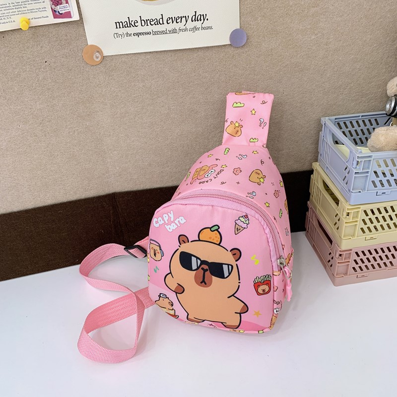 New trendy children's chest bag, cartoon and cute kindergarten crossbody bag, children's fashionable small change outdoor single-shoulder bag details Picture
