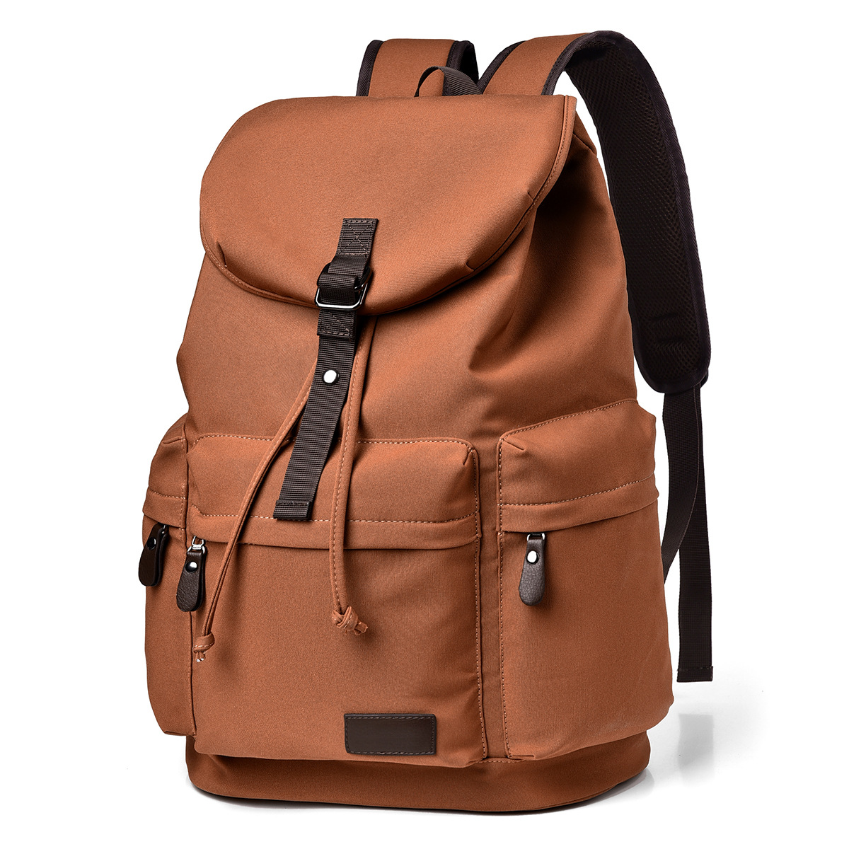 The new college student schoolbag is lightweight, fashionable and trendy. It features a large-capacity travel bag, a retro men's backpack and a canvas backpack Item Picture