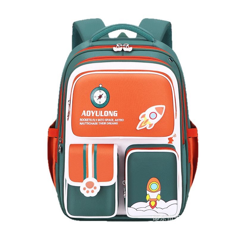 The new 2025 backpack features a large capacity for primary and secondary school students, an ultra-light back-protecting children's backpack, and is dirt-resistant and wear-resistant Item Picture