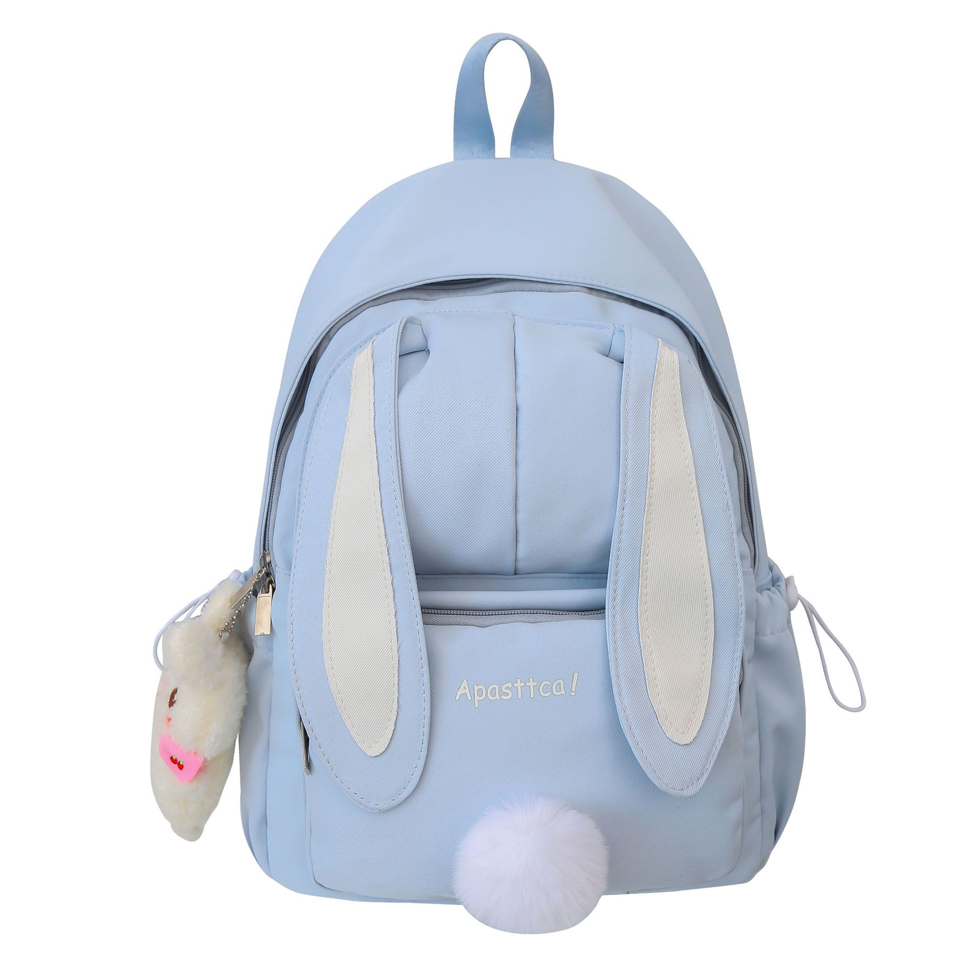 A Korean version of a Harajuku high School student's Japanese-style cute rabbit-ear backpack, a versatile backpack for girls on campus Item Picture