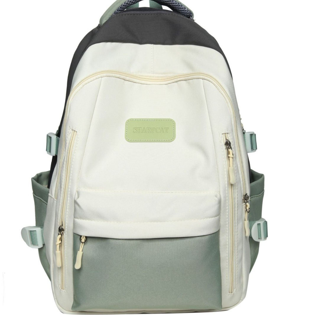 New schoolbag for girls, Korean version, ins school style, primary school backpack, casual and simple, college couple backpack Item Picture