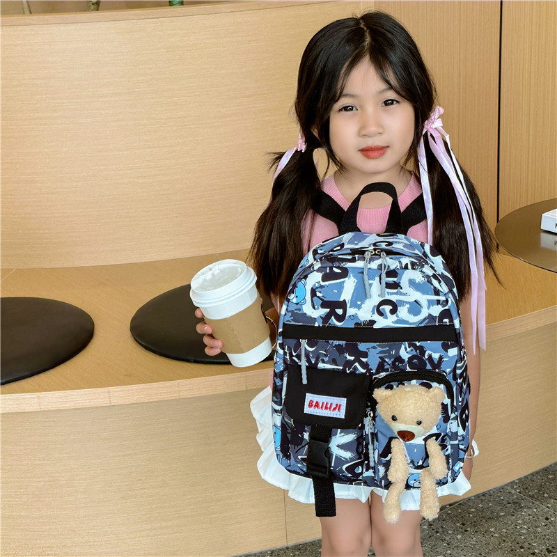 Children's backpacks 2023 Cartoon Backpacks, large-capacity girls' schoolbags, Kindergarten backpacks, and Leisure travel schoolbags Application Scenario