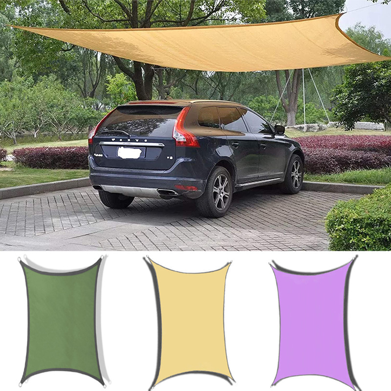 Original manufacturer sunshade sails, outdoor sunshade nets, courtyard and garden sun protection and sunshade fabrics, swimming pool sunshade sails in stock full figure