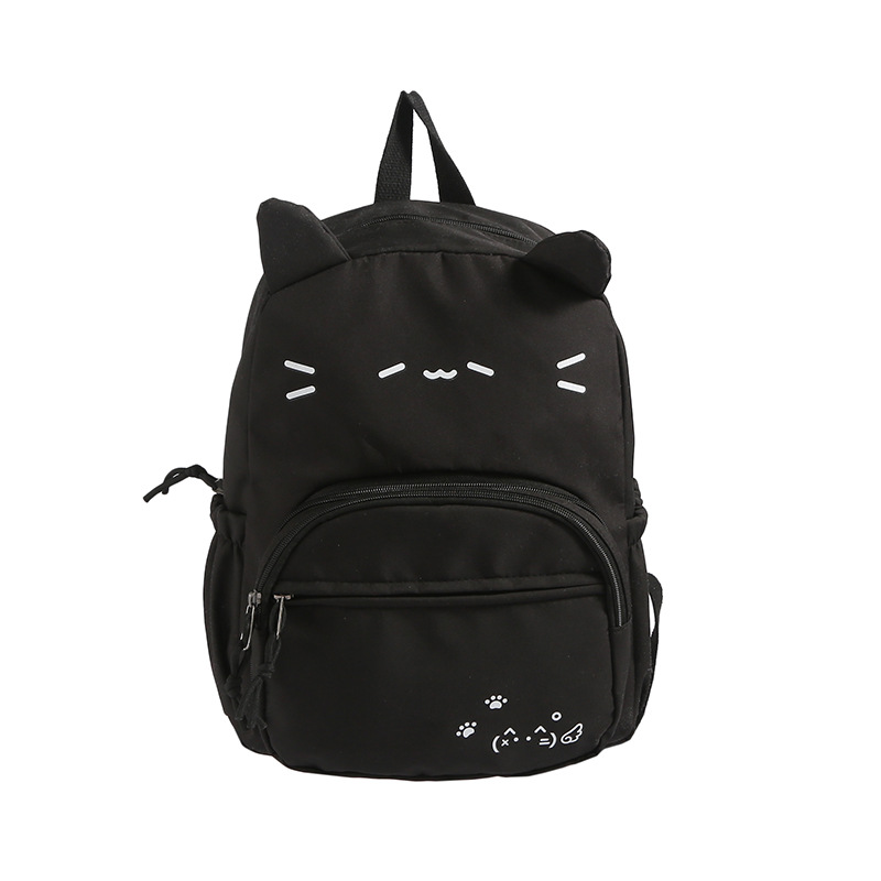 High-appearance-level ins-style schoolbag, junior high school girls' backpack, high school students' large-capacity cute pain bag, detachable backpack Item Picture