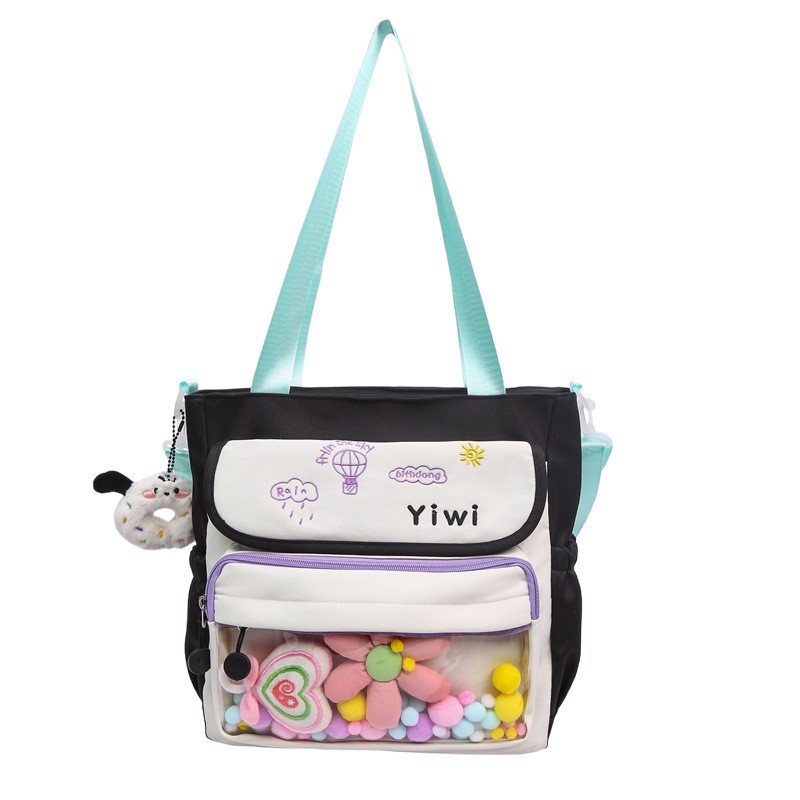A new high-appeartion-level, fresh and cute after-school bag for student girls, a casual, light and versatile large-capacity crossbody bag for commuting Item Picture