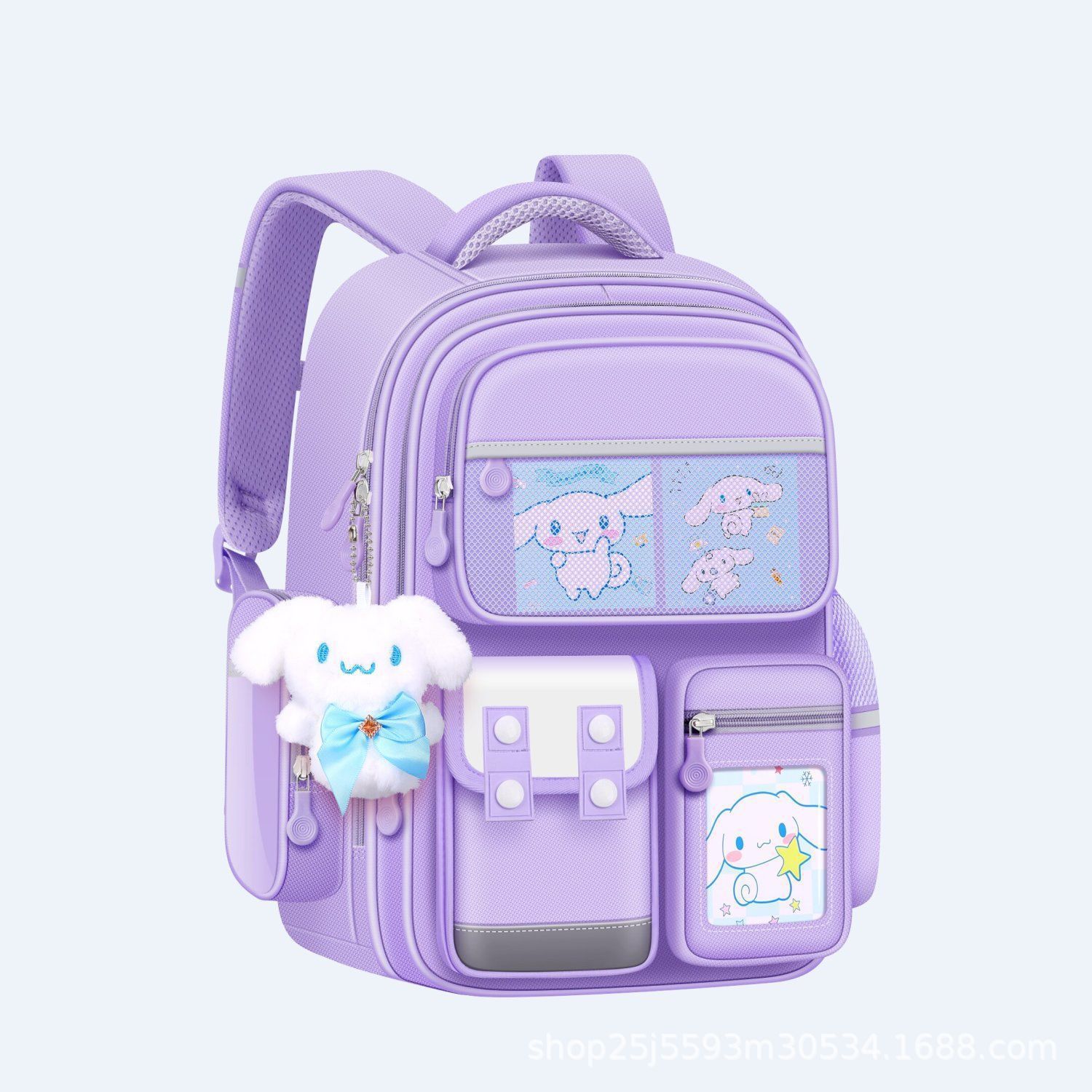 Yuguigou Spine Protection Girls' Schoolbag, large-capacity and load-reducing backpack for primary school students from Grade one to six, factory direct sales Item Picture