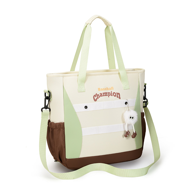 Single-shoulder crossbody backpack, large-capacity tutorial bag, hand-held schoolbag, cute tutorial bag for primary school students and hand-held junior high school students details Picture