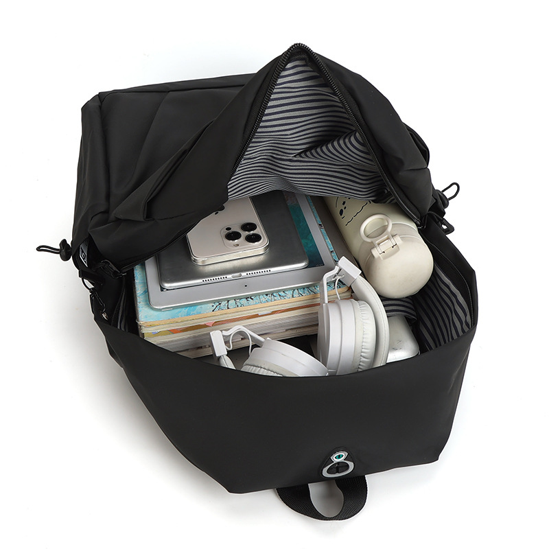 Computer backpack for men, large capacity, high-end feel, commuting and business travel backpack, light and casual backpack Specification drawing
