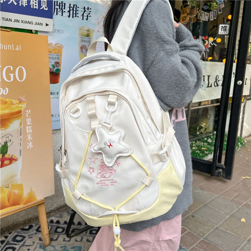 Japanese-style ins sweet girl backpack, school-style backpack for junior and senior high school students, 2023 new treasure backpack for girls details Picture