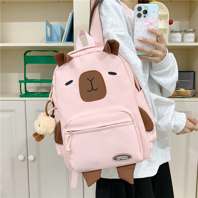 Japanese-style Instagram casual and versatile cartoon schoolbag, cute travel backpack for college students, and backpack for high school students details Picture