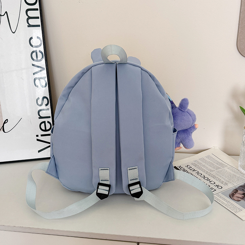 New high-appeartion-level cute cartoon doll schoolbag for kindergarten and primary school students, casual, simple and lightweight commuting backpack Specification drawing